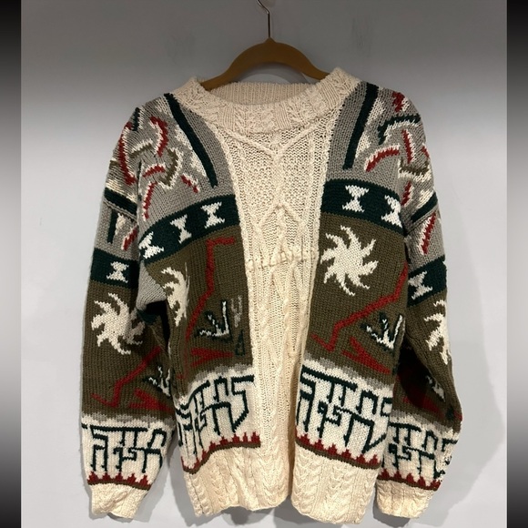 Lamatta sweater size medium men hand knitted vintage 1990’s